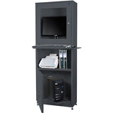 Computerskab Ergo_IT Mørk grå – image 2