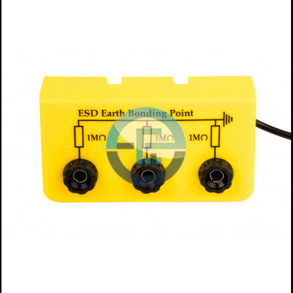 Magnab Jordingsterminal ESD 3 x banankontakt – ESD-beskyttelse
