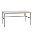 GBP ESD-arbejdsbord Let H 1500x800 mm grå HPL – Arbejdsborde