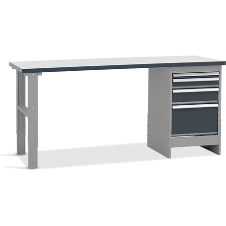 GBP Filebænk komb. 6 1500x800 mm – Arbejdsborde