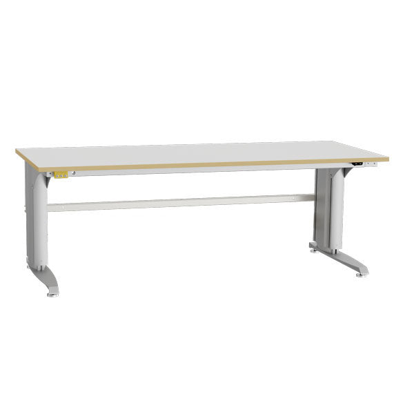 GBP ESD-arbejdsbord Bord 400 2000x800 mm grå HPL – Arbejdsborde