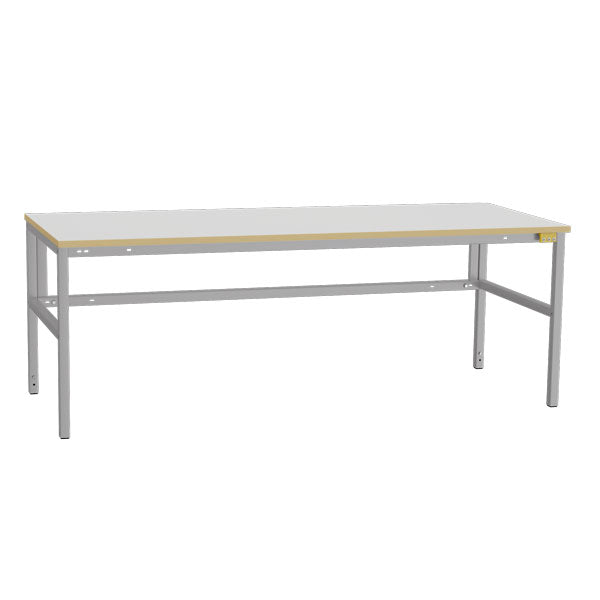 ESD-arbejdsbord Let H 2000x800 mm grå vinyl – image 1