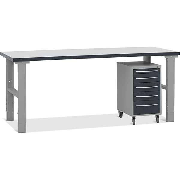 GBP Filebænk komb. 3, 2000x800 mm – Arbejdsborde