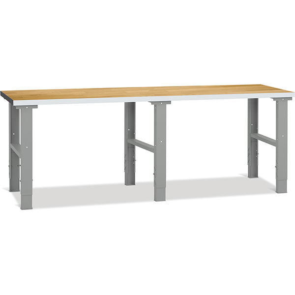 GBP Filebænk 2500x800 mm Eg bordplade – Arbejdsborde