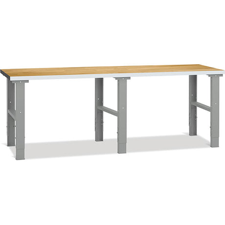 GBP Filebænk 2500x800 mm Eg bordplade – Arbejdsborde