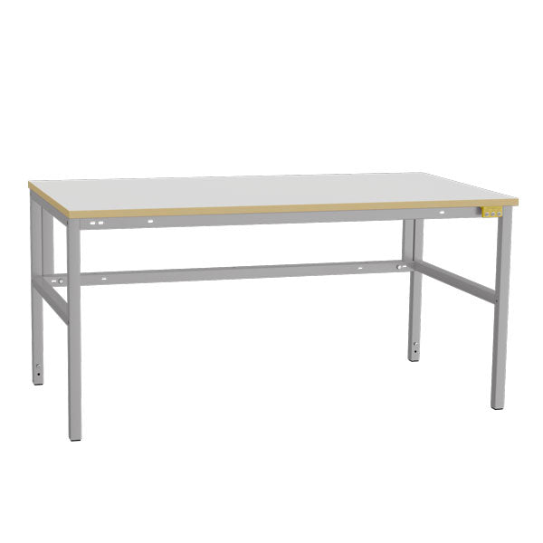GBP ESD-arbejdsbord Let H 1500x800 mm grå vinyl – Arbejdsborde