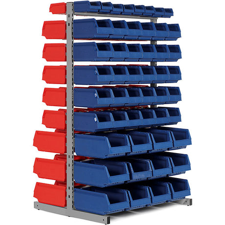 Lagerreol til smådele Nr.7 med T-fod