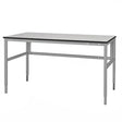 GBP Arbejdsbord Let H-stel 1500x620 mm HPL bordplade – Arbejdsborde