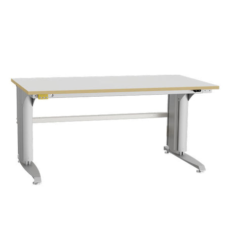GBP ESD-arbejdsbord Bord 400 1500x800 mm grå vinyl – Arbejdsborde