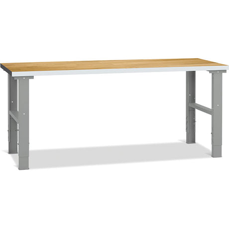 GBP Filebænk 2000x800 mm Eg bordplade – Arbejdsborde
