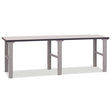 GBP Filebænk 2500x800 mm HPL bordplade – Arbejdsborde