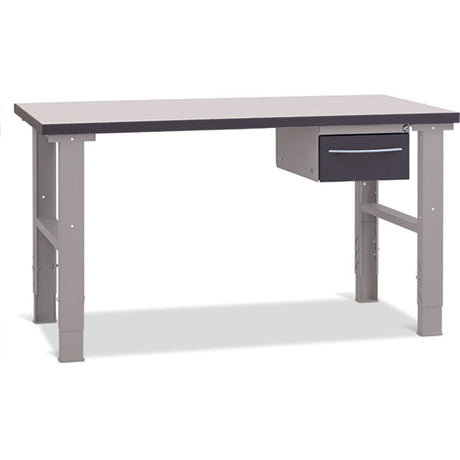 GBP Filebænk 1500x800 mm inkl. enkeltskuffe – Arbejdsborde
