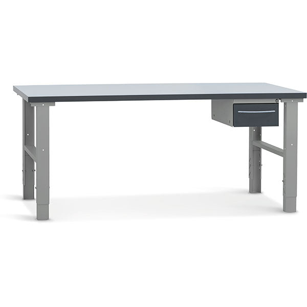 GBP Filebænk 2000x800 mm inkl. Enkeltskuffe – Arbejdsborde