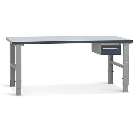 GBP Filebænk 2000x800 mm inkl. Enkeltskuffe – Arbejdsborde