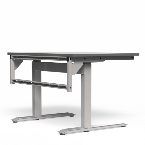 GBP Arbejdsbord ErgoMini 1200x620 mm HPL bordplade – Arbejdsborde (billede 2)