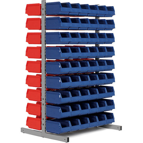 Lagerreol til smådele Nr.6 med T-fod