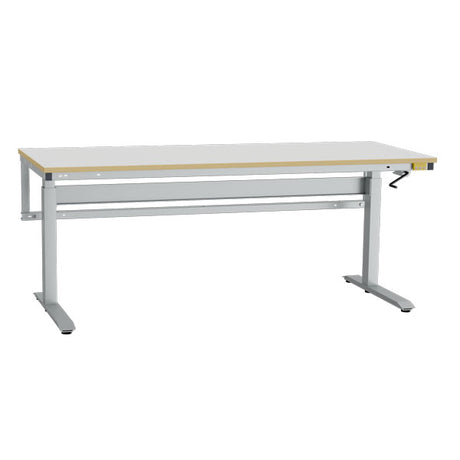 ESD-arbejdsbord ErgoNomi 2000x800mm grå HPL