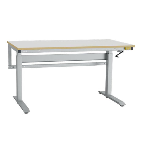 ESD-arbejdsbord ErgoNomi 1500x800mm grå HPL