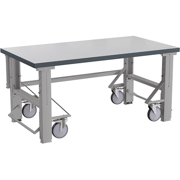 GBP Filebænk Dallas 1500x800 mm HPL bordplade – Arbejdsborde