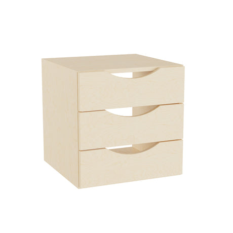 Skuffeindsats DNA, Birk med åbne håndtag