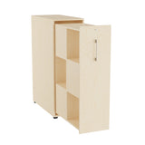 Towerskab DNA A9M, Birk med alugråt håndtag