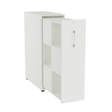 Towerskab DNA A9M, Hvid med alugråt håndtag – image 1