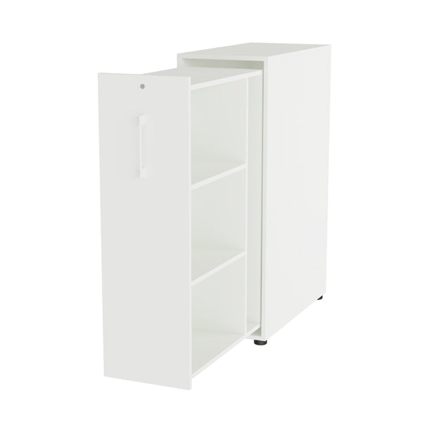 Towerskab DNA A9 Højre, Hvid med hvidt håndtag – image 1