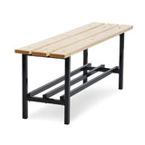 Bænk Fritstående med skohylde 1100mm Fyr – image 1