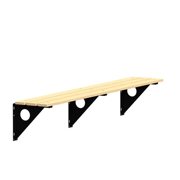 Bænk Væg 2000mm Fyr – image 1