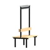 Bænkstativ Høj 2-sidet 1100mm Ask laminat – image 1