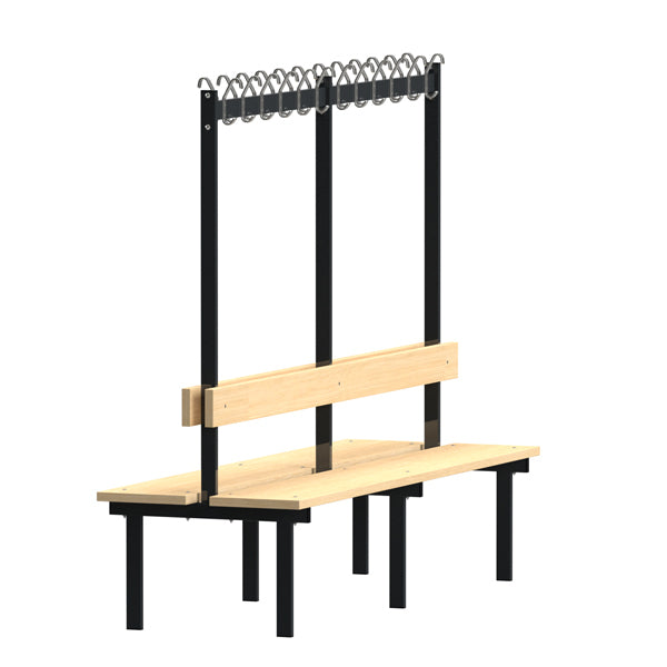 Bænkstativ Høj 2-sidet 2000mm Ask laminat – image 2