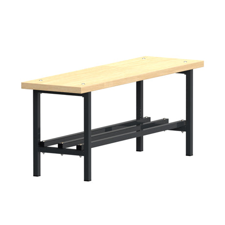 Bænk Fritstående med skohylde 1100mm Ask Laminat