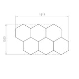 Götessons Honey Lydabsorbent 6-pk Aqua – Lydabsorbenter (billede 3)