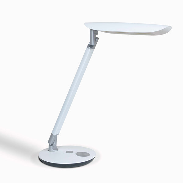 Funkia Hvid LED bordplampe