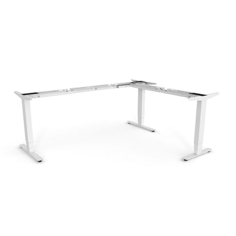 Hæve-sænke understel DNA til hjørnebord, hvidt
