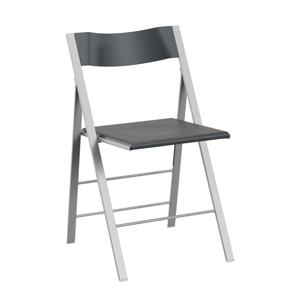 Klapstol Mini antracit med alugrå stoleben, 2-pak – image 2