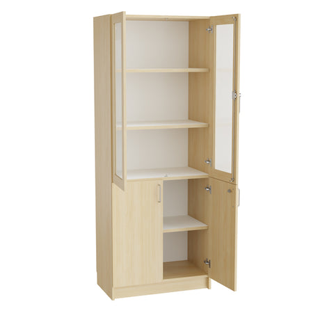 Mora Højskab kombi 2100x800x470mm birk laminat