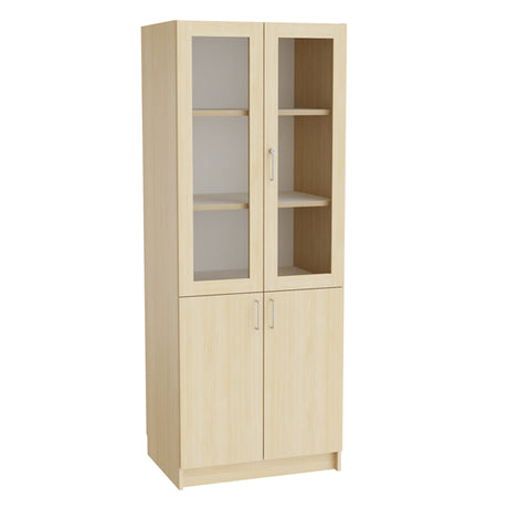 Mora Højskab kombi 2100x800x600mm birk laminat