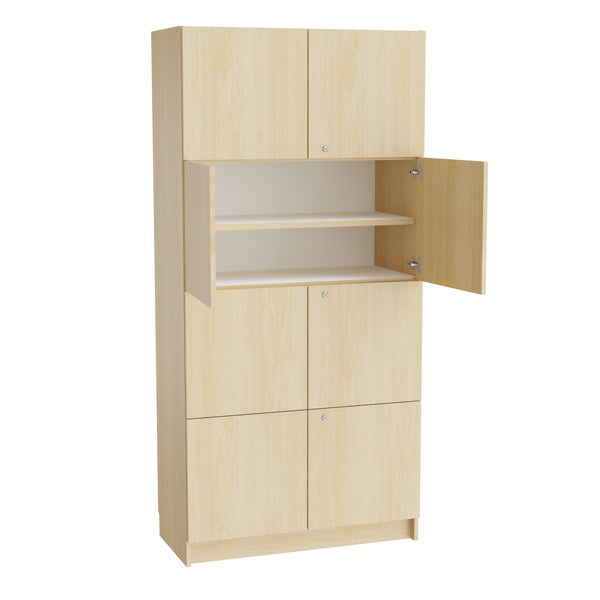 Mora Materialskab 2100x1000x470mm birk laminat