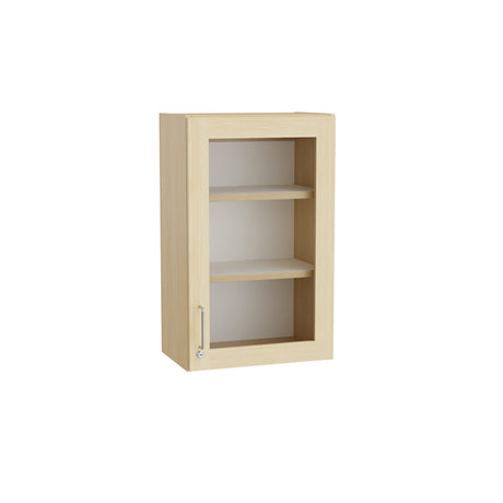Mora Overskab 800x500x320mm birk laminat/glas
