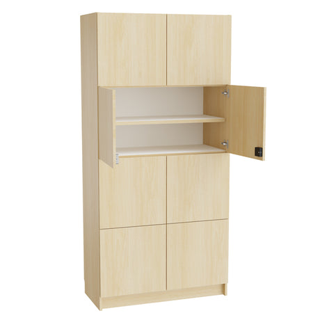 Mora Materialskab 2100x1000x470mm birk laminat