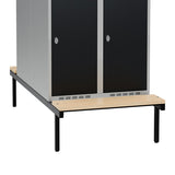 Siddebænk birk, dobbel 800x1100mm