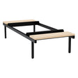 Sonesson Siddebænk birk, dobbel 700x1100mm – Garderobeskabe & tilbehør (billede 1)