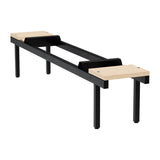 Siddebænk birk, dobbel 300x1100mm