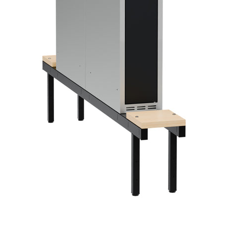 Sonesson Siddebænk birk, dobbel 200x1100mm – Garderobeskabe & tilbehør (billede 1)