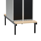Sonesson Siddebænk birk, dobbel 600x800mm – Garderobeskabe & tilbehør (billede 1)