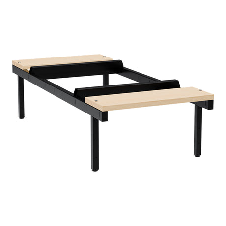 Sonesson Siddebænk birk, dobbel 600x800mm – Garderobeskabe & tilbehør (billede 2)