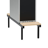 Siddebænk birk, dobbel 400x800mm