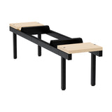 Sonesson Siddebænk birk, dobbel 300x800mm – Garderobeskabe & tilbehør (billede 2)