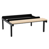 Siddebænk birk, enkel 900x550mm